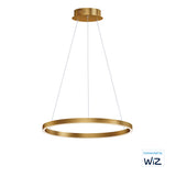Groove WiZ Groove LED Pendant WiZ by ET2 - 23.5 Inch Gold