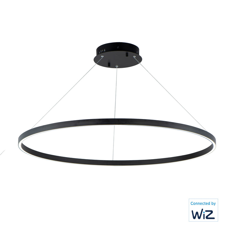 Groove WiZ Groove LED Pendant WiZ by ET2 - 39.5 Inch Black