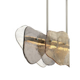 Grotto Linear Chandelier 39 Inch by Eurofase shown in dining room interior