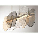 Grotto Linear Chandelier 39 Inch by Eurofase shown in interior setting