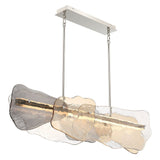 Grotto Linear Chandelier 58 Inch by Eurofase - close-up detail