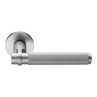 Gryps Door Lever in Satin Chrome by Colombo Design