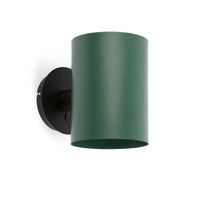 Guadalupe Wall Sconce Black and Green by Faro Barcelona