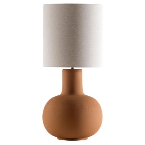 Guaruja Table Lamp By Geo Contemporary, Color: Terracotta