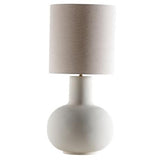 Guaruja Table Lamp By Geo Contemporary, Color: White