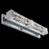 Guild Vanity Light Small Polished Chrome By Schonbek Beyond - Side View