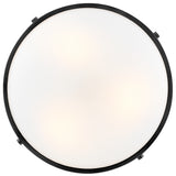 Gus Semi-Flush Mount Black By Lark Living - Down View