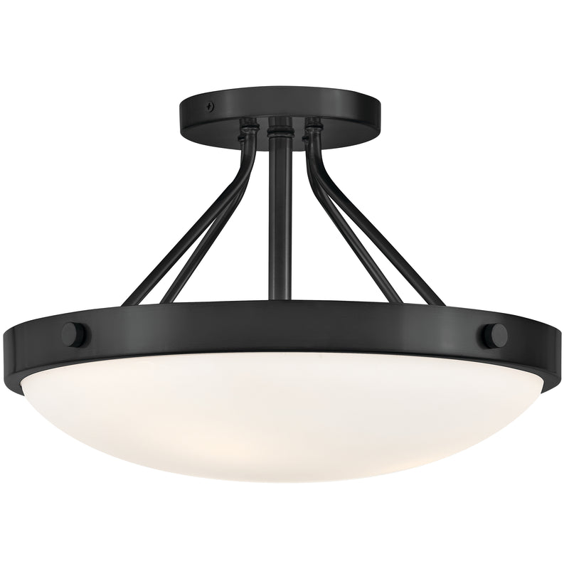 Gus Semi-Flush Mount Black By Lark Living
