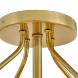 Gus Semi-Flush Mount Gold By Lark Living  - Detailed View2