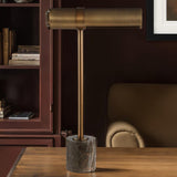 Gusle Table Lamp Plated Dark Antique Brushed Bronze By Renwil Lifestyle View 1