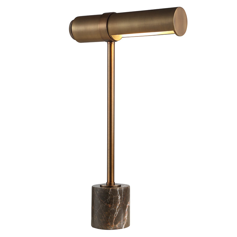 Gusle Table Lamp Plated Dark Antique Brushed Bronze By Renwil Main View 1