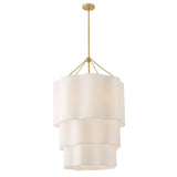 Gwen Three Tier Chandelier - Lacquered Brass