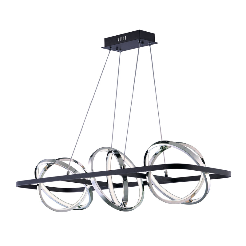 Gyro II 3-Light LED Linear Pendant by ET2