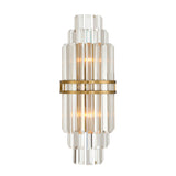 Hayes 7.5'' Aged Brass Sconce by Crystorama
