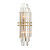Hayes 7.5'' Aged Brass Sconce by Crystorama