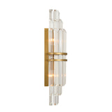 Hayes 7.5'' Aged Brass Sconce by Crystorama