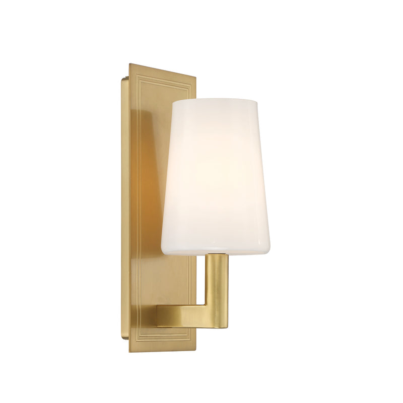 Hogan 4.5'' Aged Brass Sconce by Crystorama
