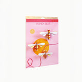 Honey Bees Wall Art, Set of 3, flat-pack packaging