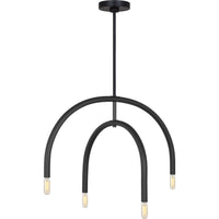 Hadden Chandelier — 22", Midnight Black