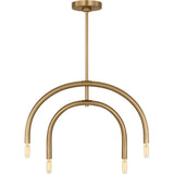 Hadden Chandelier — 27 1/2", Satin Brass