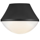 Haddie Flush Mount Black By Lark Living - Light View
