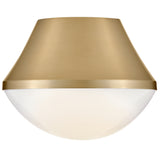 Haddie Flush Mount Lacquered BrassBy Lark Living - Light View