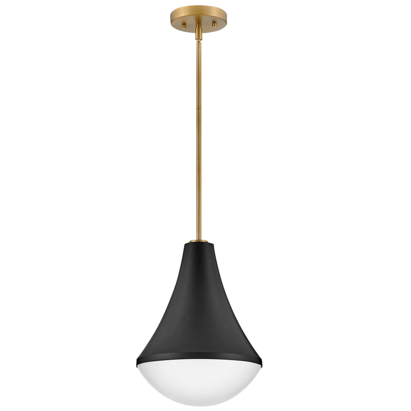 Haddie LED Pendant Light Black By Lark Living