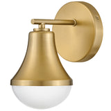 Haddie LED Vanity Light 1 Light Lacquered Brass By Lark Living 