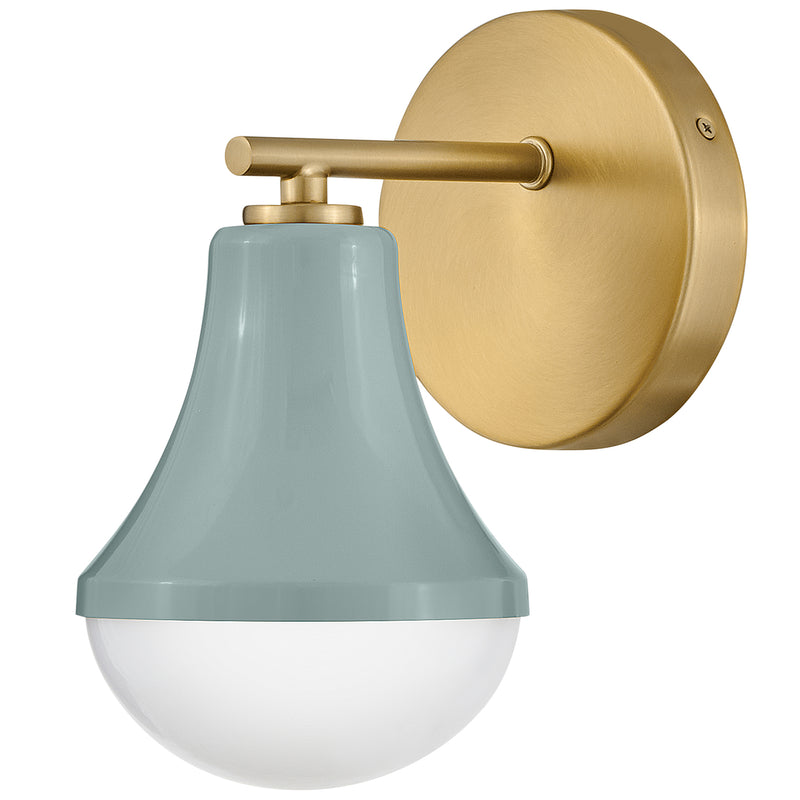 Haddie LED Vanity Light 1 Light Seafoam By Lark Living