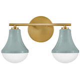 Haddie LED Vanity Light 2 Lights Seafoam By Lark Living 