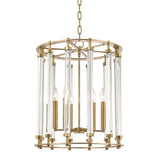 Haddon Lantern - 18 Inch - Aged Brass by Hudson Valley
