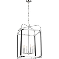 Hadley Lantern Pendant — 18", Polished Nickel