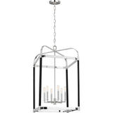 Hadley Lantern Pendant — 18", Polished Nickel