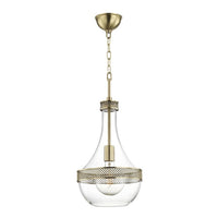 Hagen Pendant - 10.5 Inch - Aged Brass by Hudson Valley