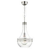 Hagen Pendant - 10.5 Inch - Polished Nickel by Hudson Valley