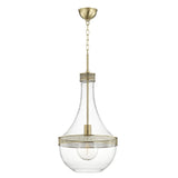 Hagen Pendant - 14 Inch - Aged Brass by Hudson Valley