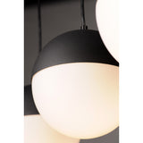 Half Moon 3-Light LED Pendant by ET2 - Black