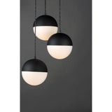 Half Moon 3-Light LED Pendant by ET2 - Black
