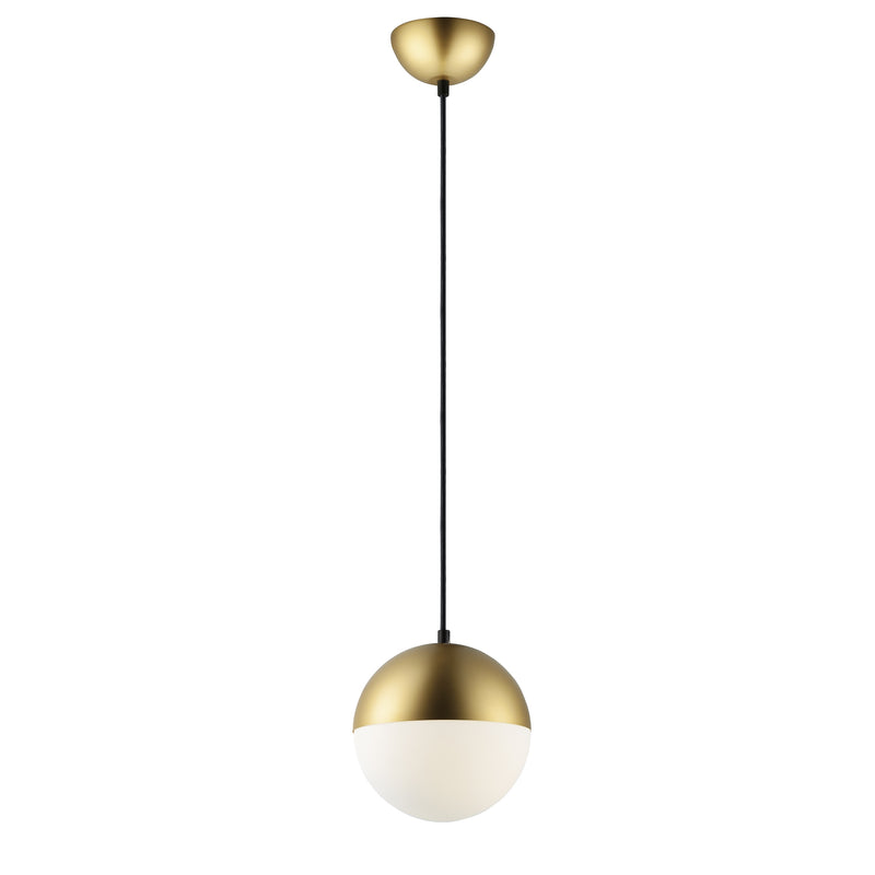 Half Moon LED Pendant by ET2 - Mini, Metallic Gold