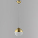 Half Moon LED Pendant by ET2 - Mini, Metallic Gold