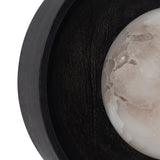 Haloa Wall Light Stained Dark Brown By Renwil Detailed View 1