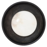 Haloa Wall Light Stained Dark Brown By Renwil Main View 2