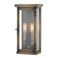 Hamilton Medium Wall Mount Lantern - Dark Antique Brass - by Hinkley