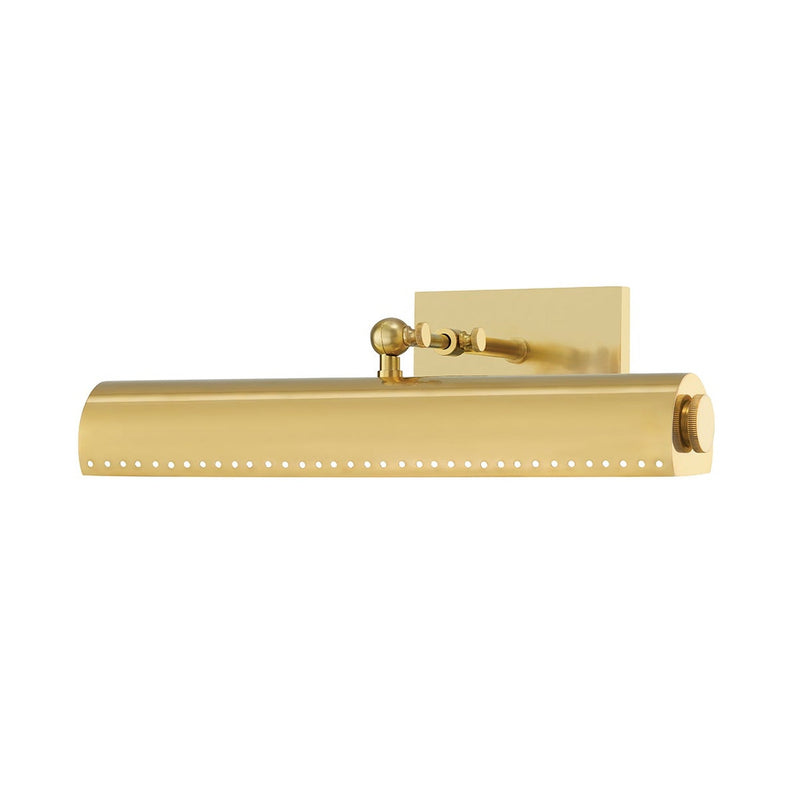Hampshire Picture Light - 15.75 Inch - Aged Brass by Hudson Valley