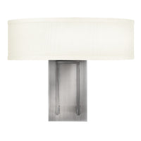 Hampton Medium Two Light Sconce - Antique Nickel - by Hinkley