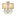 Hampton Silk-Shade Crystal Chandelier 14'' Antique Brass