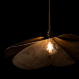 Hana Pendant Large detail in Dark Smoke, by Hubbardton Forge