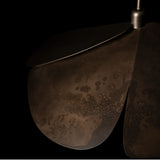 Hana Pendant Large detail in Dark Smoke, by Hubbardton Forge