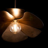 Hana Pendant Small detail in Bronze, by Hubbardton Forge