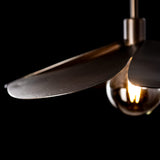 Hana Pendant Small detail in Bronze, by Hubbardton Forge